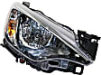 Driver and Passenger Side Headlights, with Bulbs, Halogen, Hatchback/Sedan