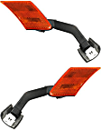 Front, Driver and Passenger Side Side Marker With bulb(s)