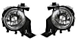 Front, Driver and Passenger Side Halogen Fog Light, With bulb(s)