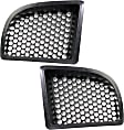 Fog Light Cover - Front, Driver and Passenger Side, Textured Black