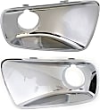 Front, Driver and Passenger Side Fog Light Trims, Chrome