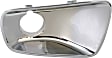 Front, Driver and Passenger Side Fog Light Trims, Chrome
