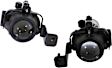 Front, Driver and Passenger Side Fog Lights, With Bulb(s), Halogen