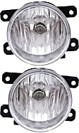 Front, Driver and Passenger Side Halogen Fog Light, With bulb(s)
