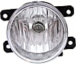 Front, Driver and Passenger Side Halogen Fog Light, With bulb(s)