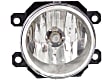 Front, Driver and Passenger Side Halogen Fog Light, With bulb(s), CAPA Certified