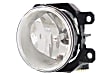 Front, Driver and Passenger Side Halogen Fog Light, With bulb(s), CAPA Certified