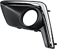 Front, Driver and Passenger Side Fog Light Trims, Textured Black