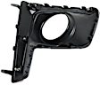 Front, Driver and Passenger Side Fog Light Trims, Textured Black