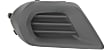 Fog Light Cover - Front, Driver and Passenger Side, Textured Black