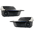 2015-2016 Subaru Impreza - Fog Light Cover - Front, Driver and Passenger Side, Textured Black
