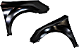 Front, Driver and Passenger Side Fenders, CAPA CERTIFIED