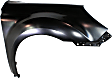 Front, Driver and Passenger Side Fenders, CAPA CERTIFIED