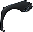 Front, Driver and Passenger Side Fenders, Without turn signal light hole, CAPA CERTIFIED
