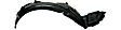 Front, Driver and Passenger Side, Fender Liner