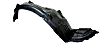 Front, Driver and Passenger Side, Fender Liner