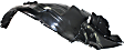 Front, Driver and Passenger Side, Fender Liner, 4-Door, Sedan