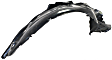 Front, Driver and Passenger Side, Fender Liner, 4-Door, Sedan