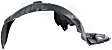 Front, Driver and Passenger Side, Fender Liner
