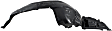 Front, Driver and Passenger Side, Fender Liner