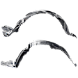 Front, Driver and Passenger Side, Fender Liner, CAPA Certified