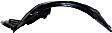 Front, Driver and Passenger Side, Fender Liner