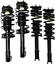Front and Rear, Driver and Passenger Side Fully Loaded Strut, Front Wheel Drive