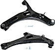 Front, Driver and Passenger Side, Lower Control Arms