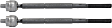 Front, Driver and Passenger Side, Inner Tie Rod Ends