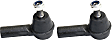 Front, Driver and Passenger Side, Outer Tie Rod Ends
