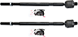 Front, Driver and Passenger Side, Inner Tie Rod Ends