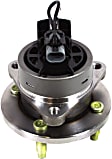 2-Wheel Set Front, Driver and Passenger Side Wheel Hubs, With Bearing, With Sensor, 4 Lugs, 4-Wheel ABS