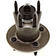 4-Wheel Set Front and Rear, Driver and Passenger Side Wheel Hubs, With Bearing, With Sensor, 4 Lugs, 4-Wheel ABS