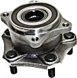 2-Wheel Set Front or Rear, Driver and Passenger Side Wheel Hub, 5 Lugs, With Bearing, With Sensor, FWD