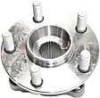 4-Wheel Set Front and Rear, Driver and Passenger Side Wheel Hubs, with Bearing, 2.0L Engine, AWD