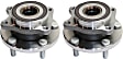 2015-2020 Subaru Outback - 2-Wheel Set Front, Driver and Passenger Side Wheel Hubs, With Bearing