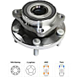 2015-2020 Subaru Outback - 2-Wheel Set Front, Driver and Passenger Side Wheel Hubs, With Bearing