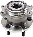 Rear, Driver and Passenger Side Wheel Hub, 5 Lugs, With Bearing
