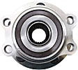 Rear, Driver and Passenger Side Wheel Hub, 5 Lugs, With Bearing