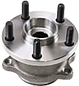 Rear, Driver and Passenger Side Wheel Hub, 5 Lugs, With Bearing