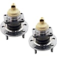 Rear, Driver and Passenger Side Wheel Hub, 4 Lugs, FWD