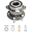 2012 Subaru Outback 2.5i Premium - Rear Wheel Hub, AWD, 5 Lugs, With Bearing