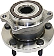 Rear, Driver and Passenger Side Wheel Hub, 5 Lugs, With Bearing