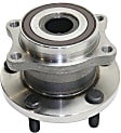 Rear, Driver and Passenger Side Wheel Hub, 5 Lugs, With Bearing