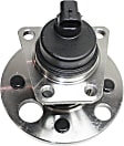 Rear, Driver and Passenger Side Wheel Hub, 4 Lugs, With Bearing, With Sensor, 1.9L, 4Cyl