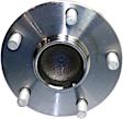 2008-2013 Suzuki SX4 - Rear, Driver and Passenger Side Wheel Hub, 5 lugs, With Bearing, FWD, 2.0L, 4Cyl