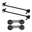 Front and Rear, Driver and Passenger Side Sway Bar Links, 11.81 In. Length, Easy Installation Using Socket Wrench