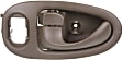 Front, Driver and Passenger Side Beige Interior Door Handle, Sport Utility
