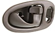 Front, Driver and Passenger Side Beige Interior Door Handle, Sport Utility