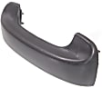 Front or Rear, Driver and Passenger Side Textured Black Exterior Door Handle, Without Key Hole, Sport Utility